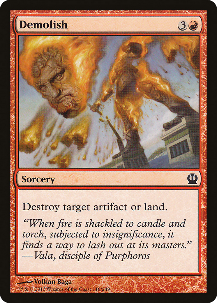 Demolish [Theros] Foil