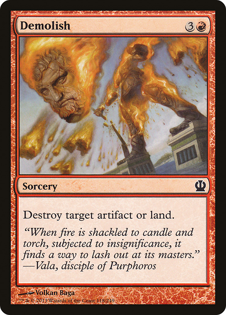 Demolish [Theros] Foil