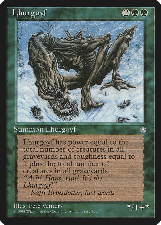 Lhurgoyf 252/383 (Ice Age) 