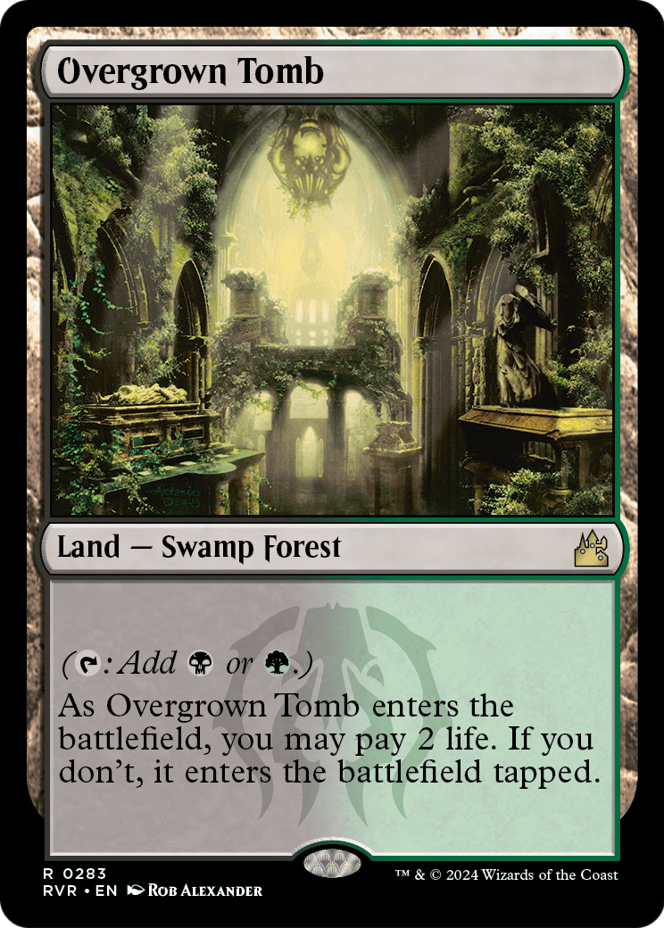 Overgrown Tomb [Ravnica Remastered] Foil