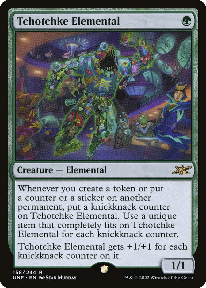 Tchotchke Elemental 158/244 (Unfinity) 