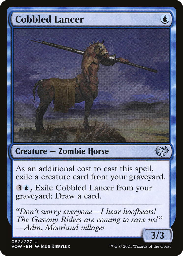 Cobbled Lancer [Innistrad: Crimson Vow] Foil