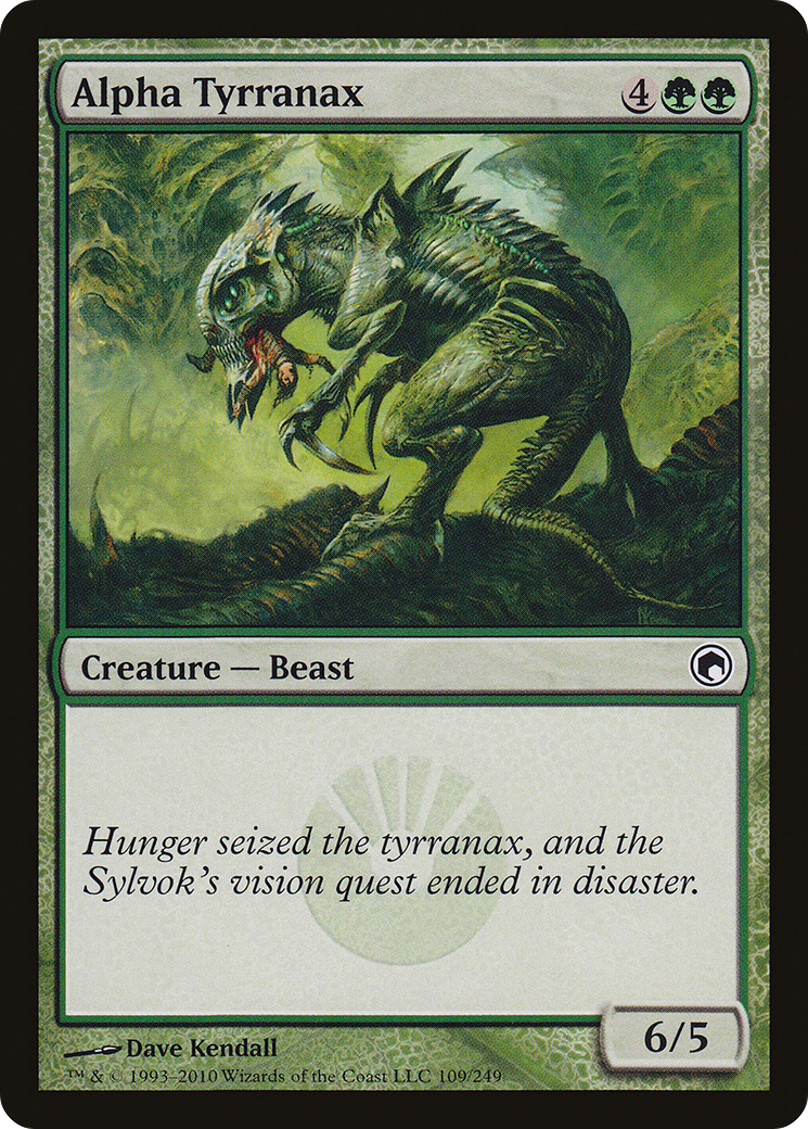 Alpha Tyrranax [Scars of Mirrodin] Foil