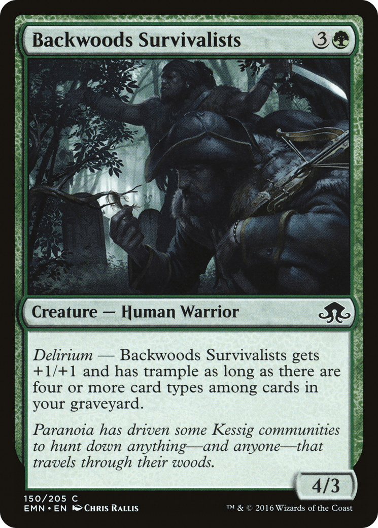 Backwoods Survivalists [Eldritch Moon] Foil