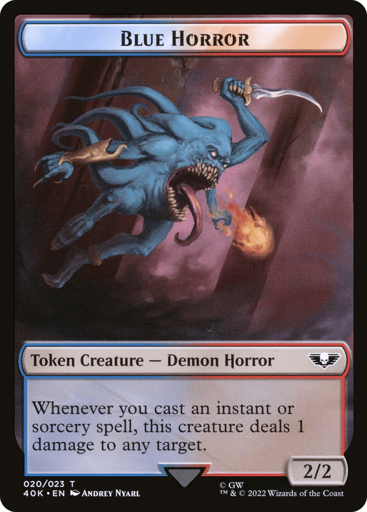 Blue Horror (T40K-020) - Warhammer 40,000 Tokens