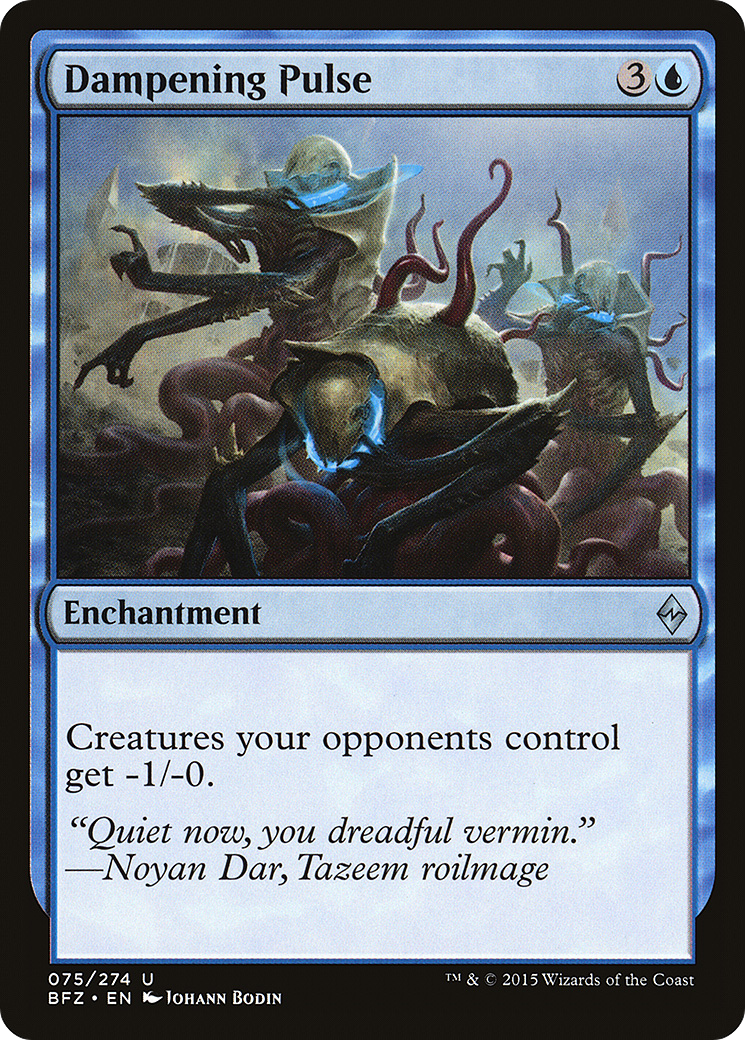 Dampening Pulse [Battle for Zendikar] Foil