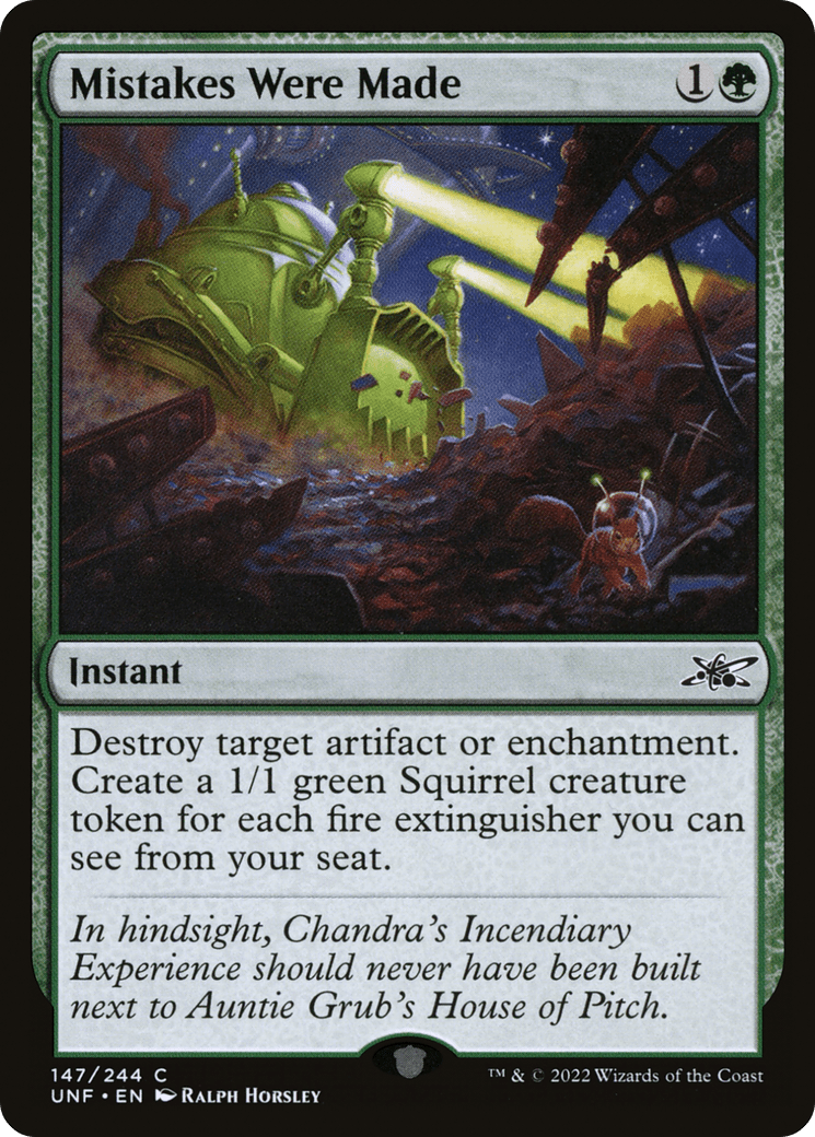 Mistakes Were Made [Unfinity] Foil