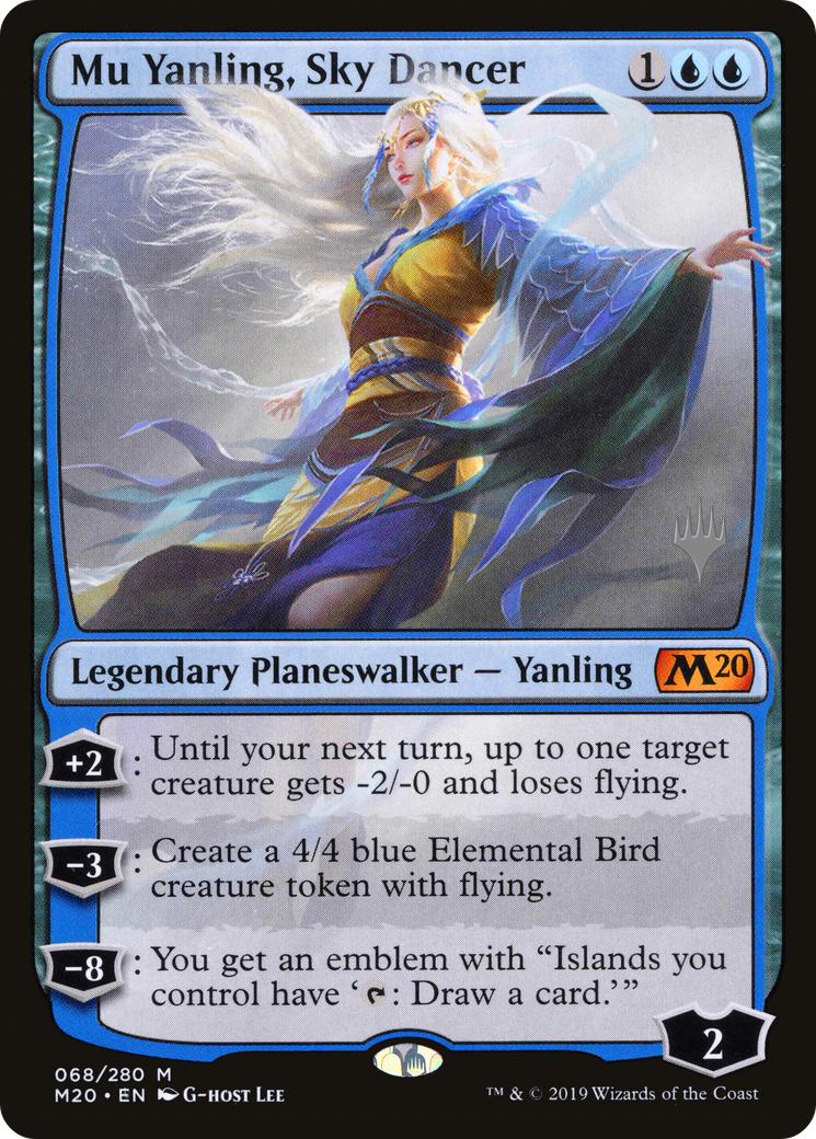 Mu Yanling, Sky Dancer (Promo Pack) [Core Set 2020 Promos] Foil