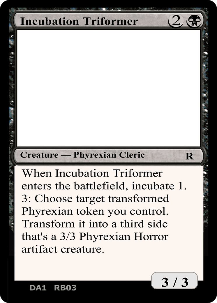 Incubation Triformer (DA1-RB03C) - Unknown Event
