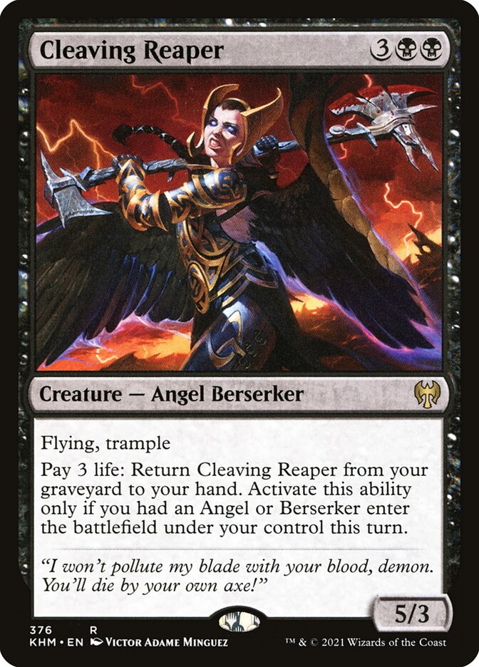Cleaving Reaper 376/285 (Kaldheim) 
