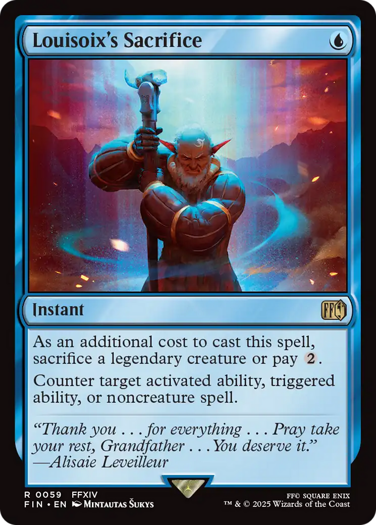 Louisoix's Sacrifice (059) [FINAL FANTASY]  Foil
