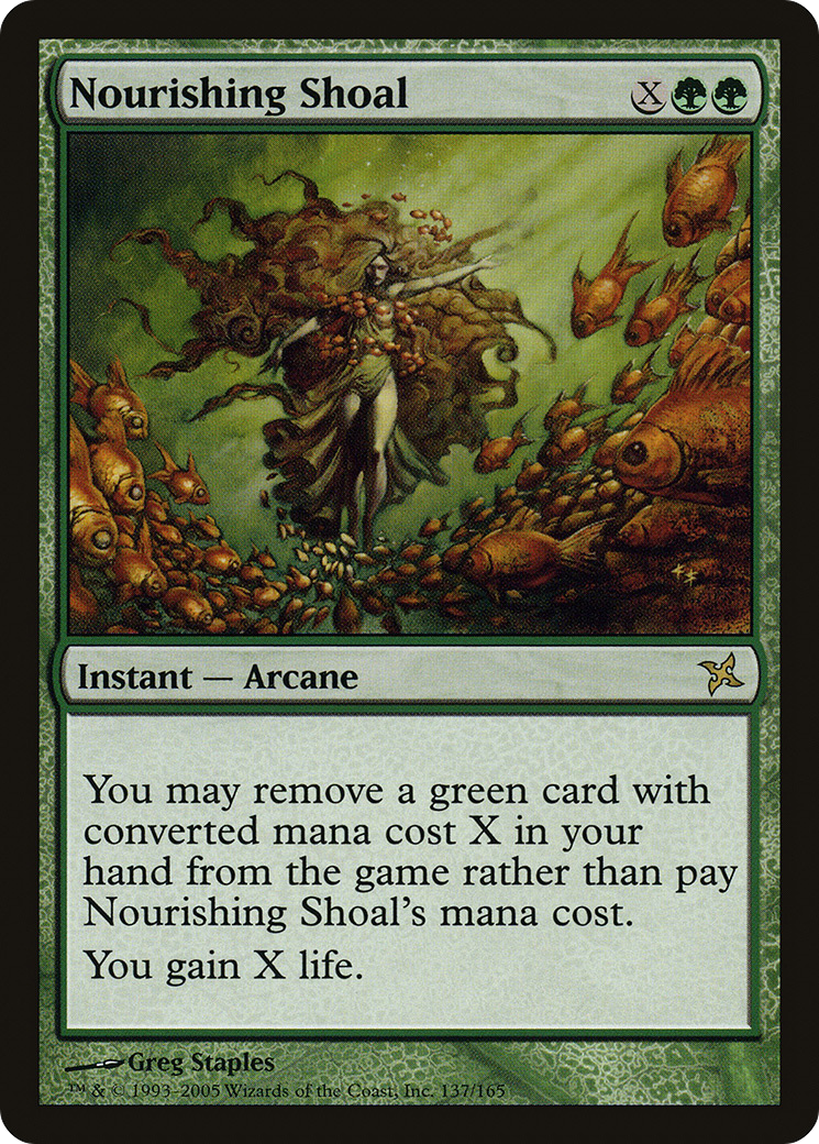 Nourishing Shoal [Betrayers of Kamigawa] Foil