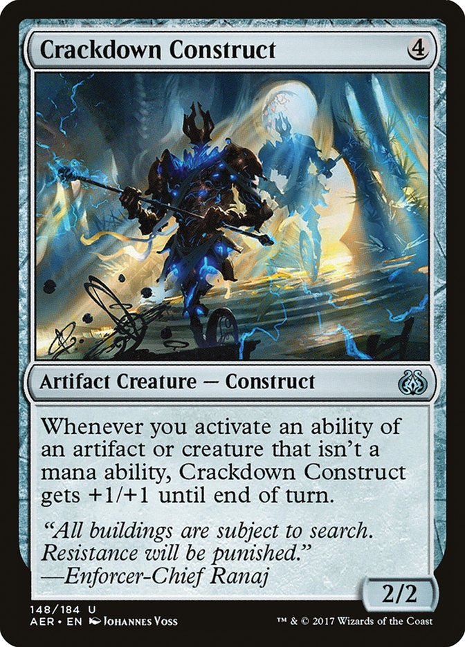 Crackdown Construct 148/184 (Aether Revolt)  - Foil