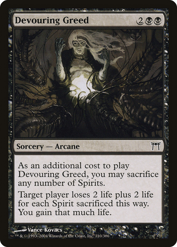 Devouring Greed [Champions of Kamigawa] Foil