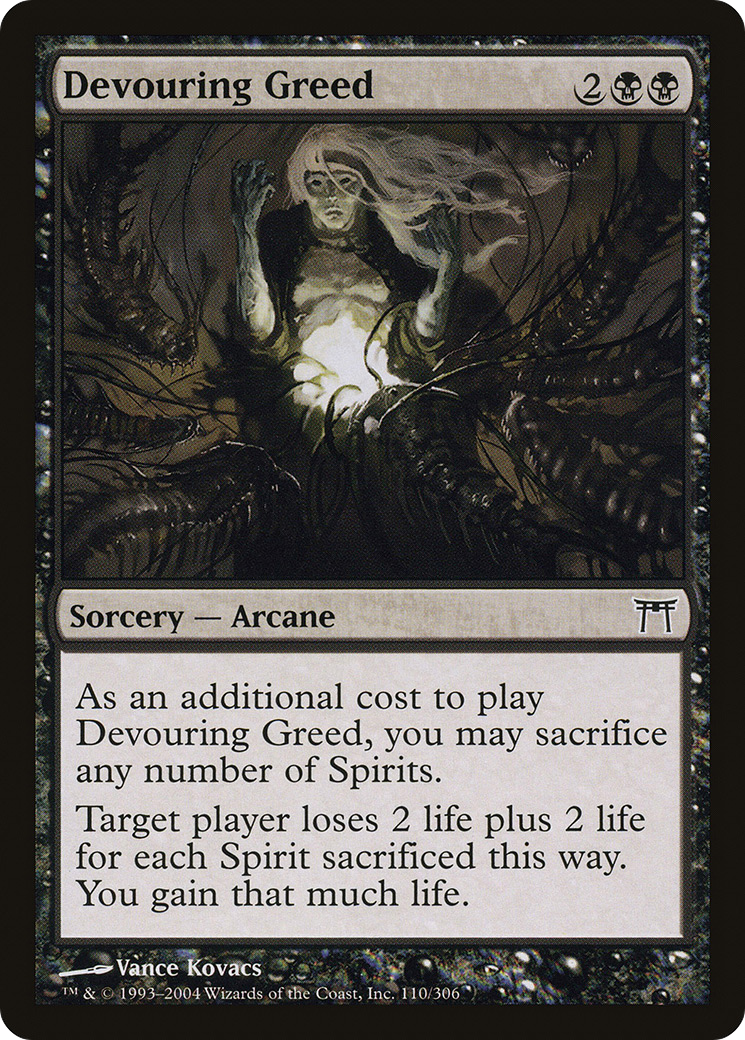 Devouring Greed [Champions of Kamigawa] Foil