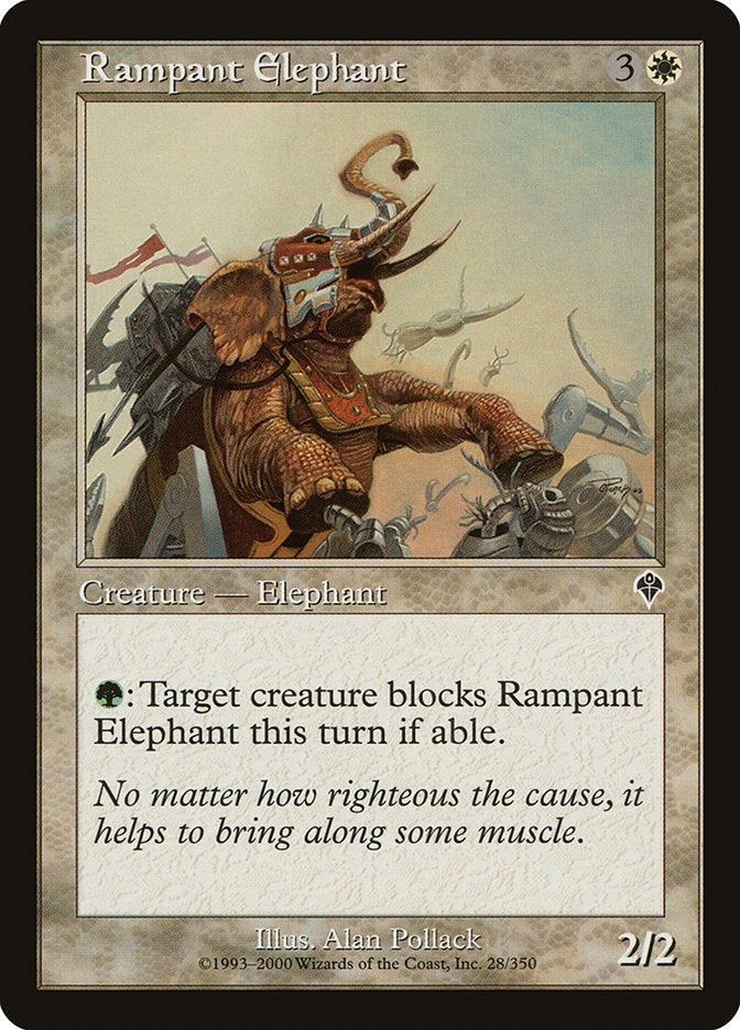 Rampant Elephant 28/350 (Invasion) 