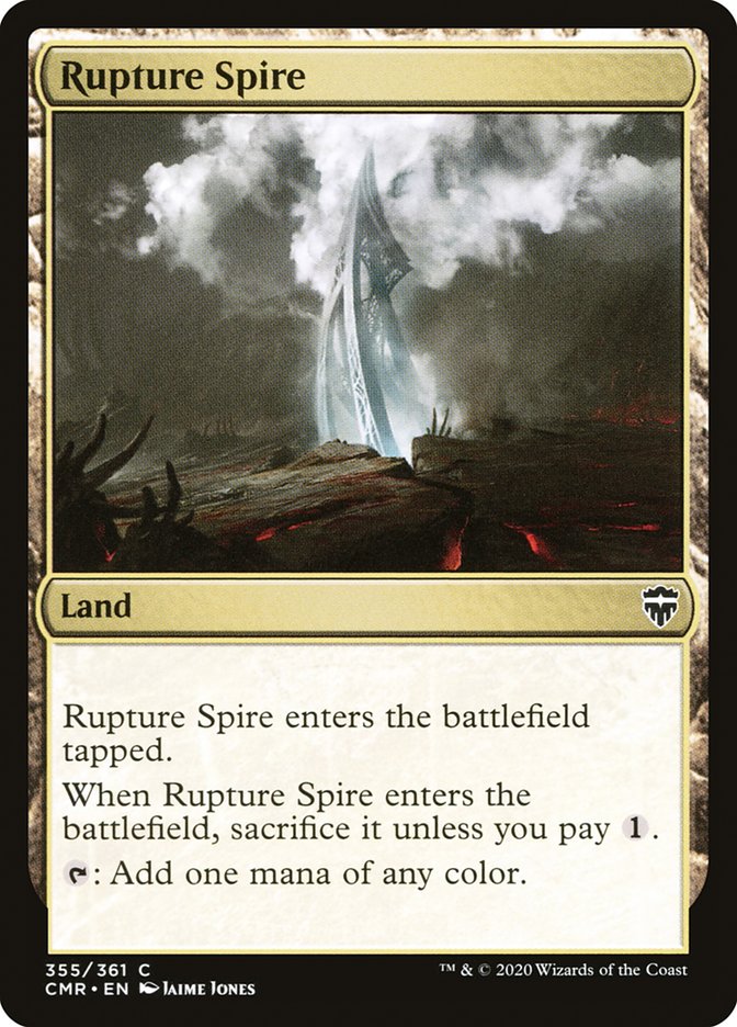 Rupture Spire 355 (Commander Legends) 