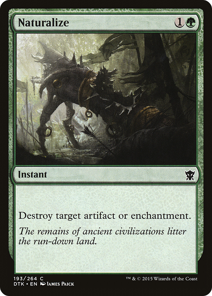 Naturalize [Dragons of Tarkir] Foil
