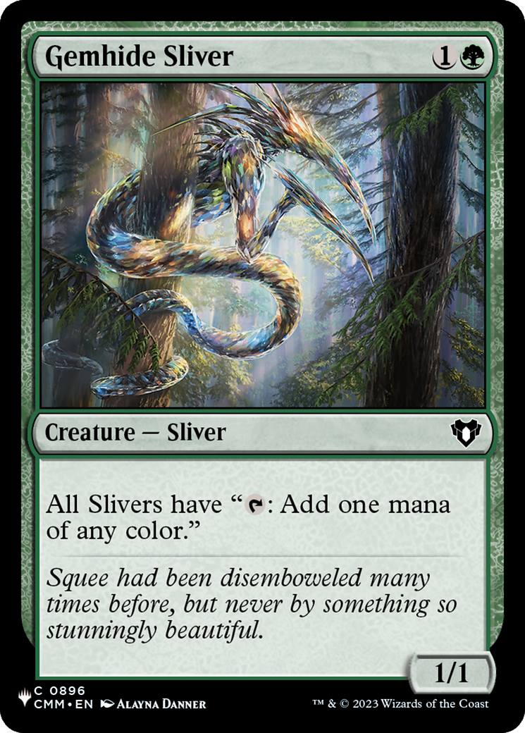 Gemhide Sliver |  (CMM-896) [The List]