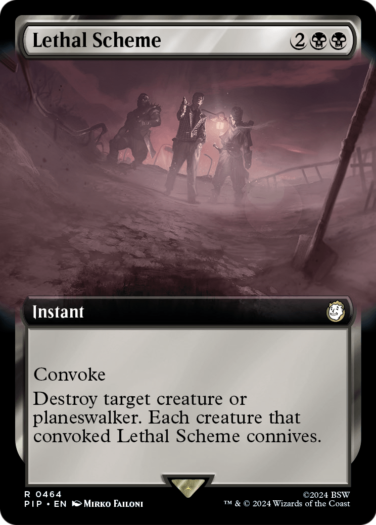 Lethal Scheme (Extended Art) [Fallout] Foil