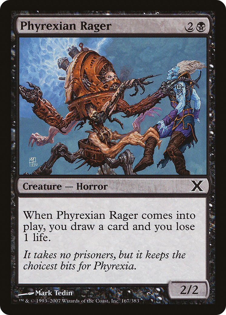 Phyrexian Rager [Tenth Edition] Foil