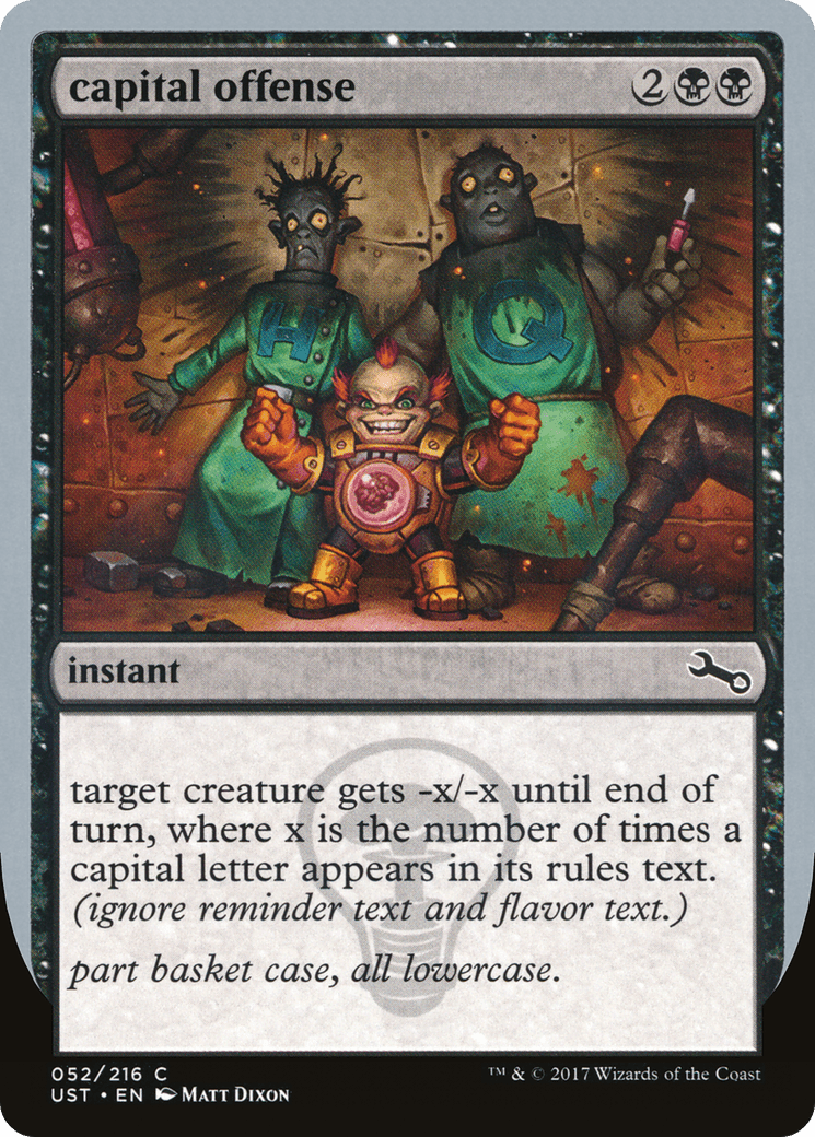 capital offense [Unstable] Foil