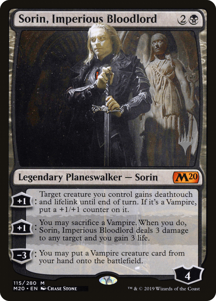Sorin, Imperious Bloodlord (Promo Pack) [Core Set 2020 Promos] Foil