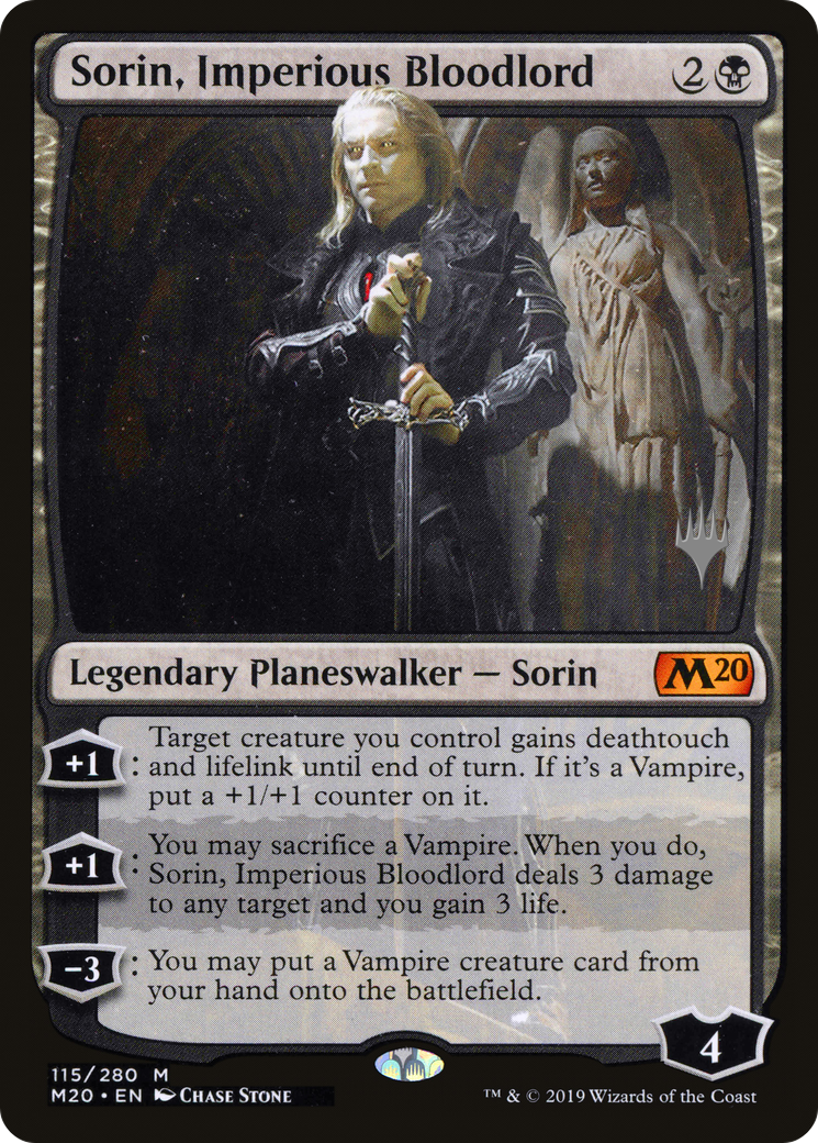 Sorin, Imperious Bloodlord (Promo Pack) [Core Set 2020 Promos] Foil
