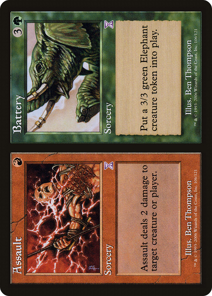 Assault // Battery [Time Spiral Timeshifted] Foil