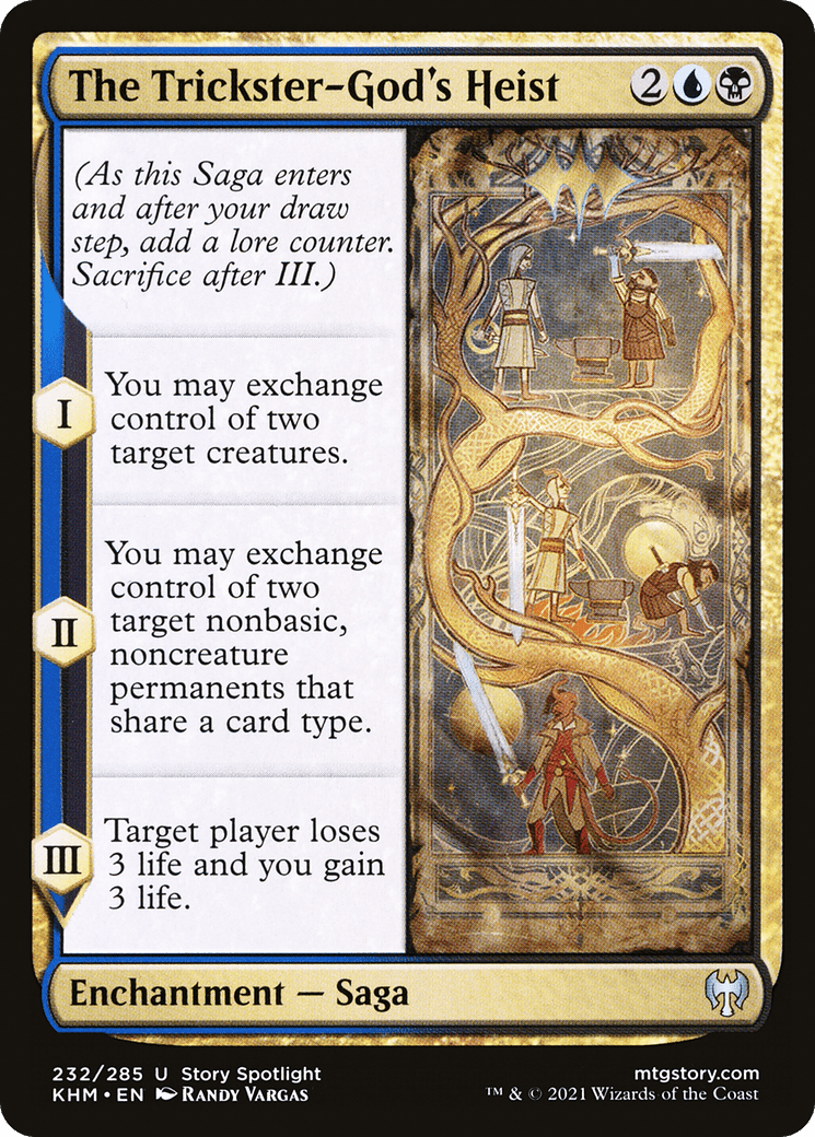 The Trickster-God's Heist [Kaldheim] Foil