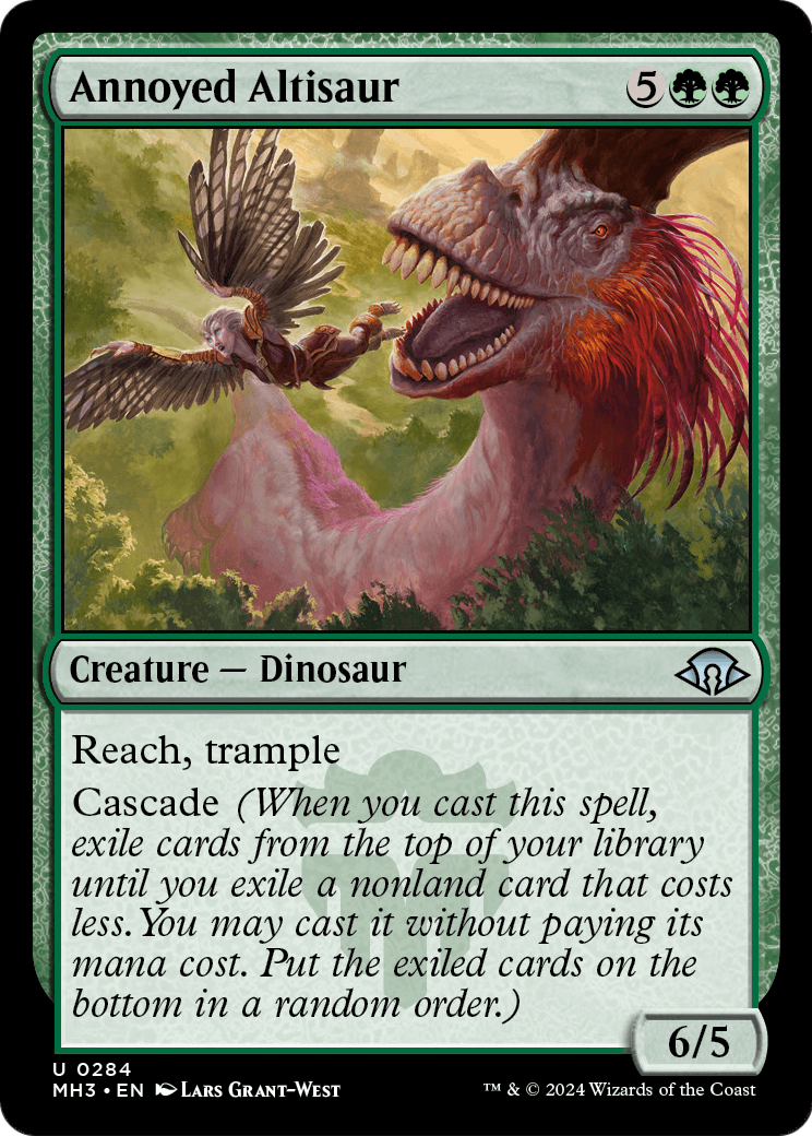 Annoyed Altisaur [Modern Horizons 3] Foil