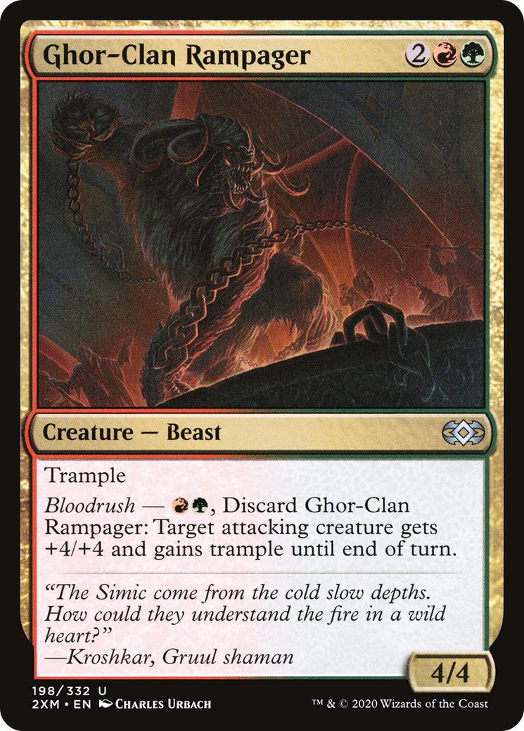 Ghor-Clan Rampager [Double Masters] Foil