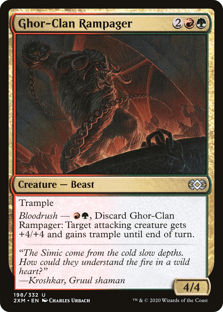 Ghor-Clan Rampager [Double Masters] Foil