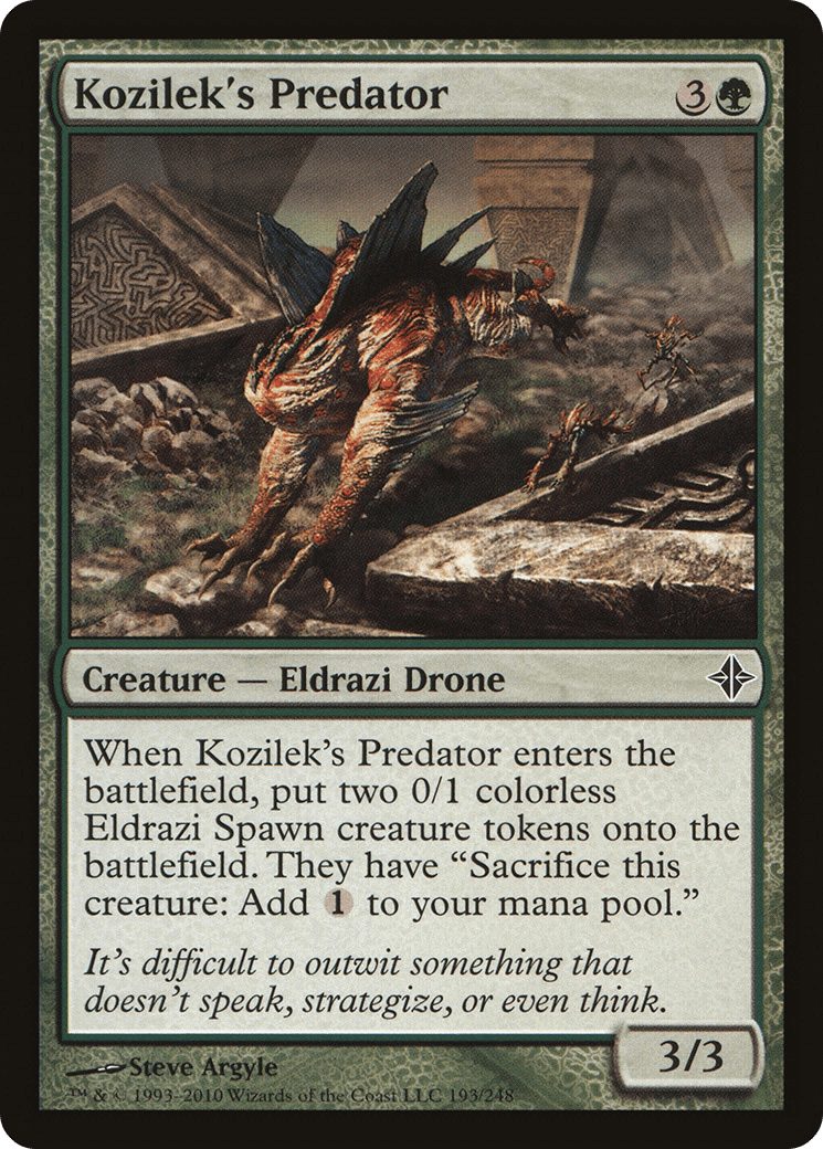 Kozilek's Predator [Rise of the Eldrazi] Foil