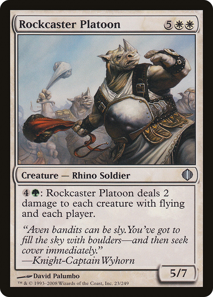 Rockcaster Platoon [Shards of Alara] Foil