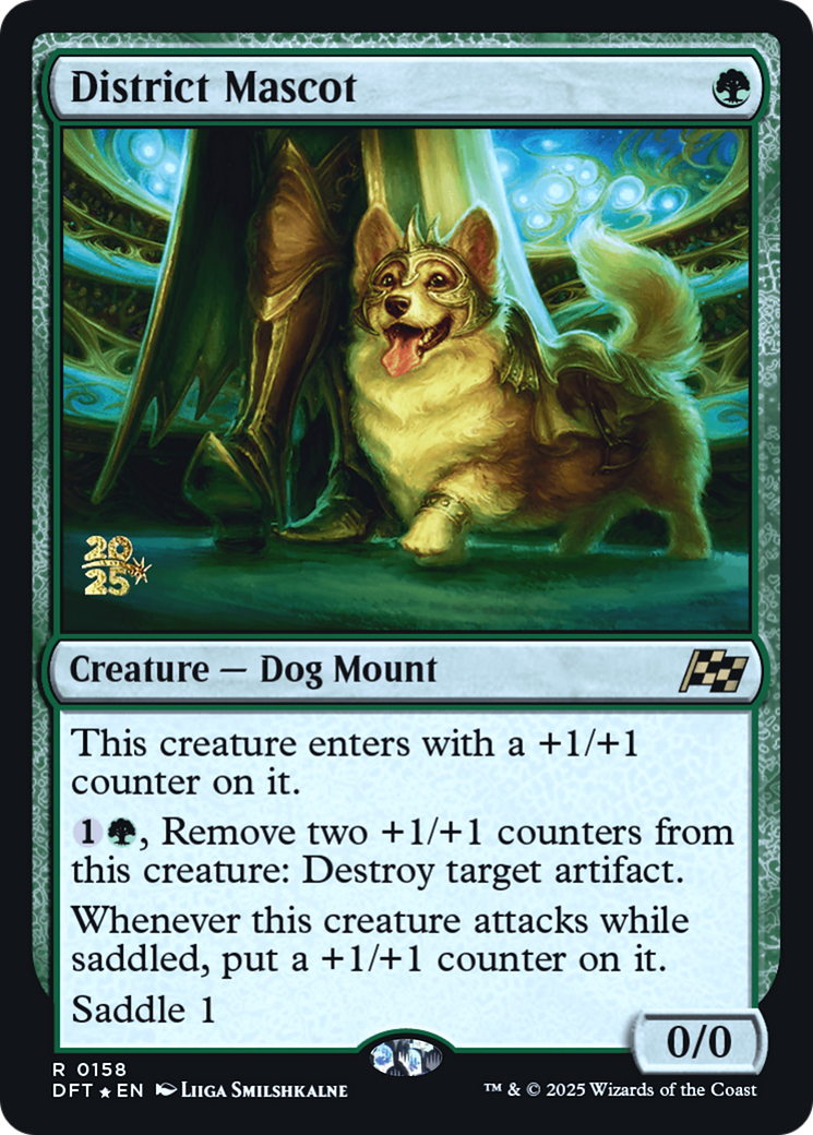 District Mascot (-158) [Prerelease Cards]  Foil