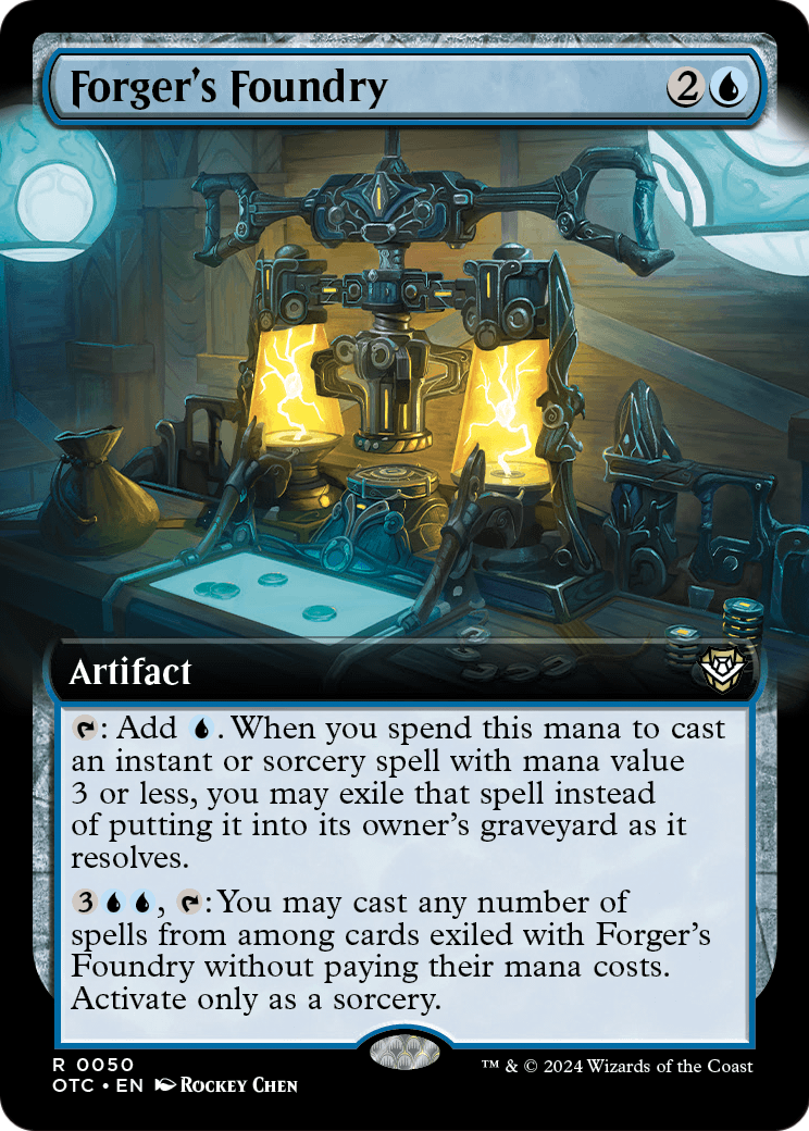 Forger's Foundry (Extended Art) [Outlaws of Thunder Junction Commander] Foil