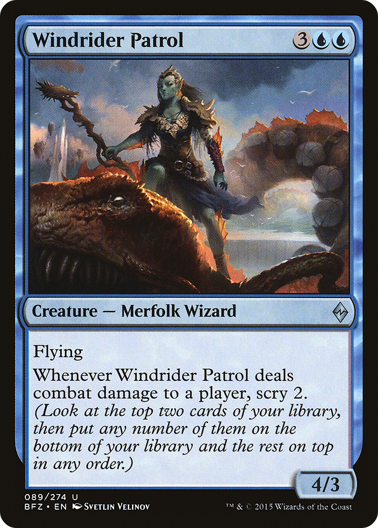 Windrider Patrol [Battle for Zendikar] Foil