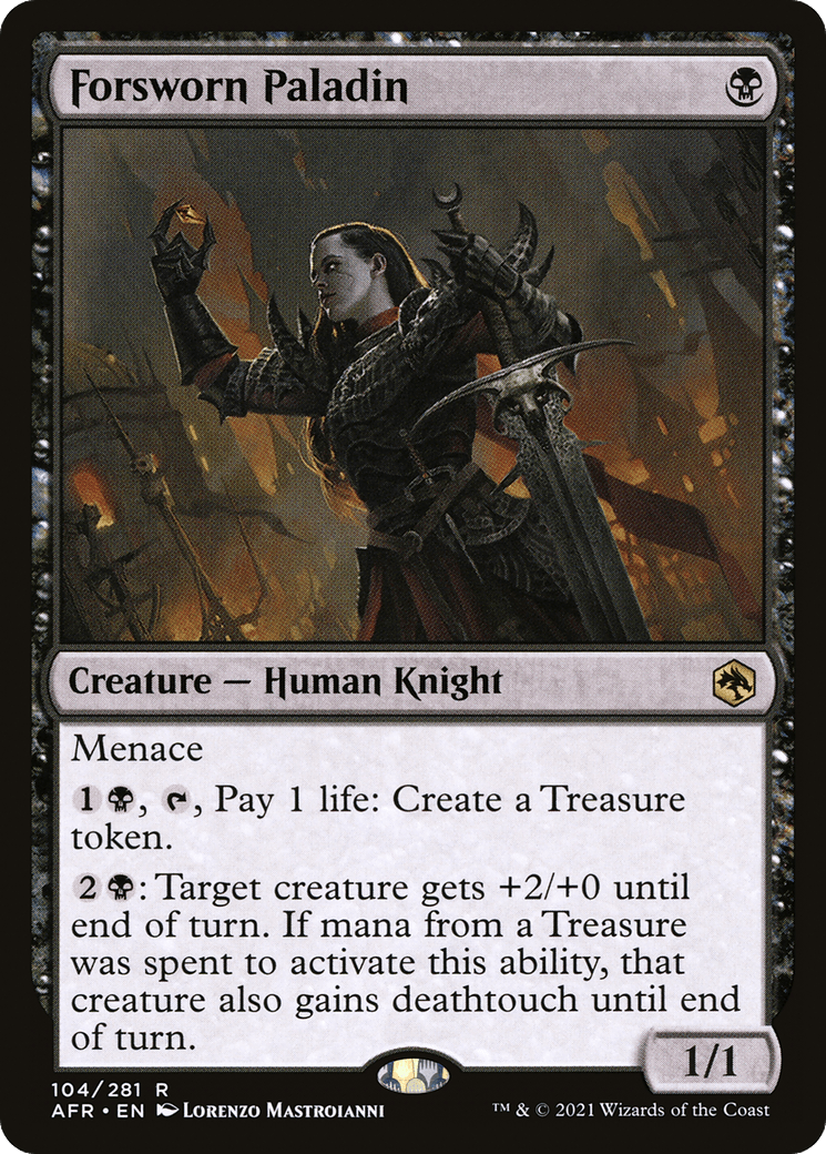 Forsworn Paladin [Dungeons & Dragons: Adventures in the Forgotten Realms] Foil