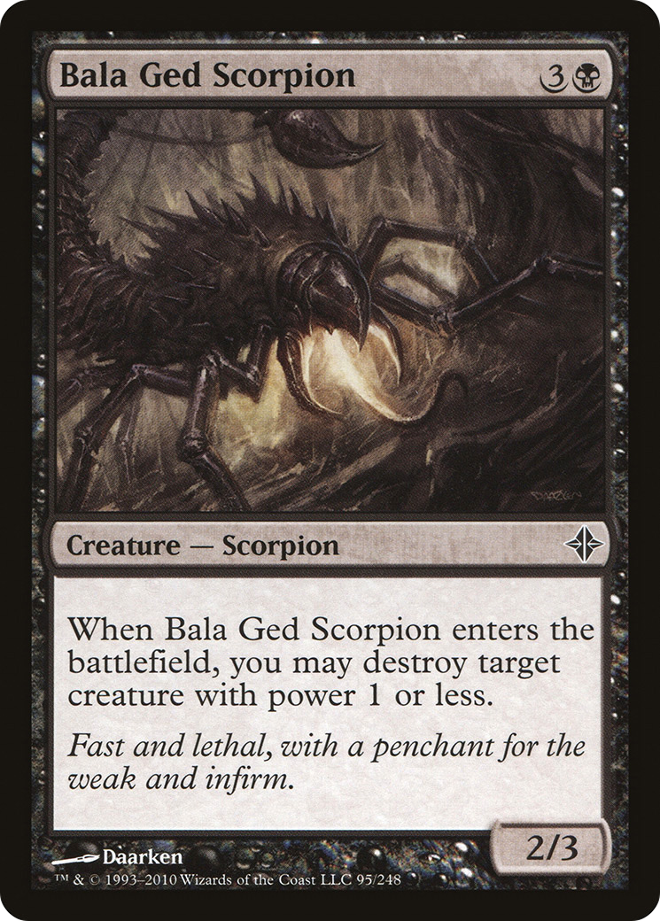 Bala Ged Scorpion [Rise of the Eldrazi] Foil