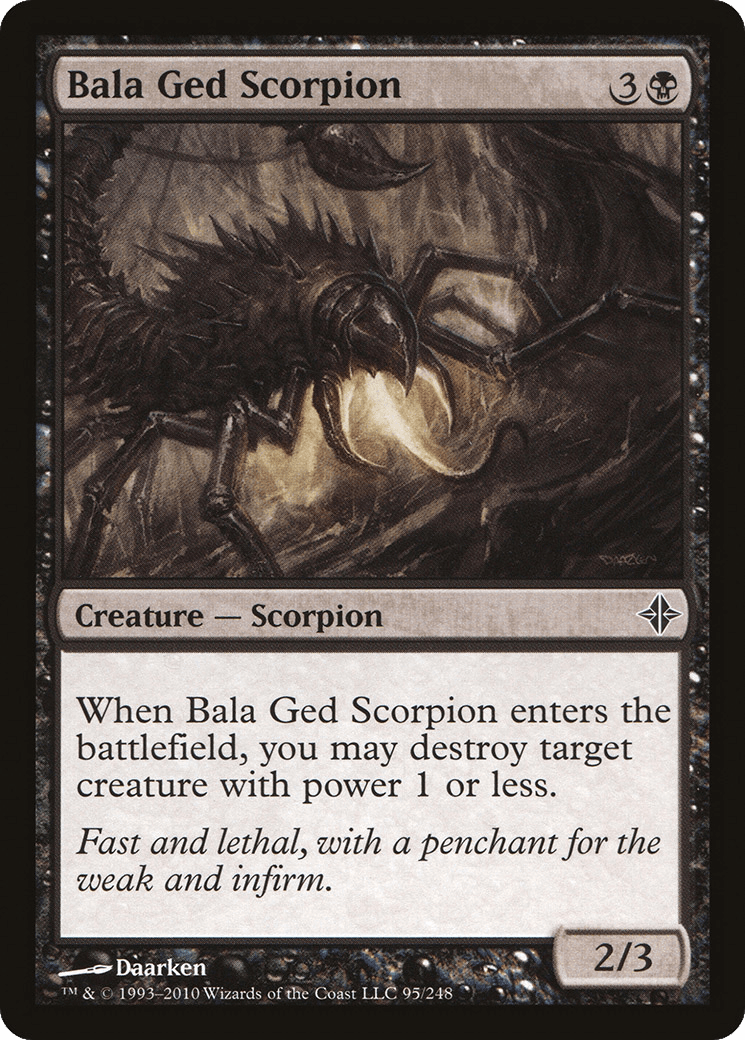 Bala Ged Scorpion [Rise of the Eldrazi] Foil