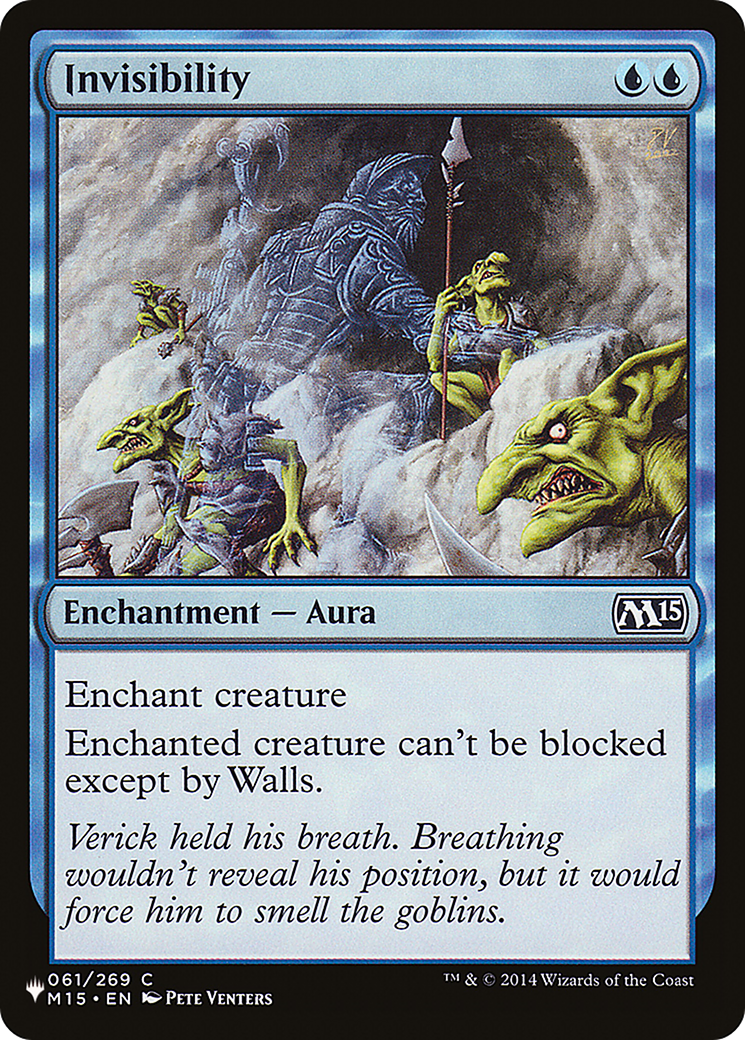 Invisibility |  (M15-61) [The List]