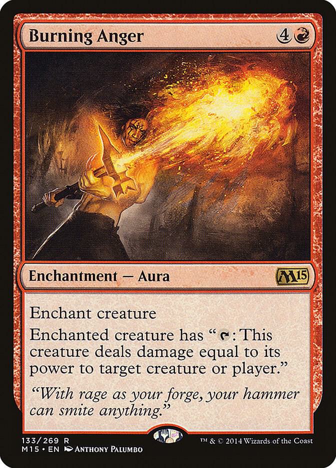 Burning Anger 133/269 (Magic 2015 (M15)) 