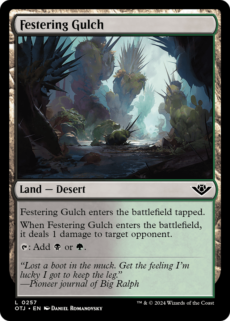 Festering Gulch [Outlaws of Thunder Junction] Foil