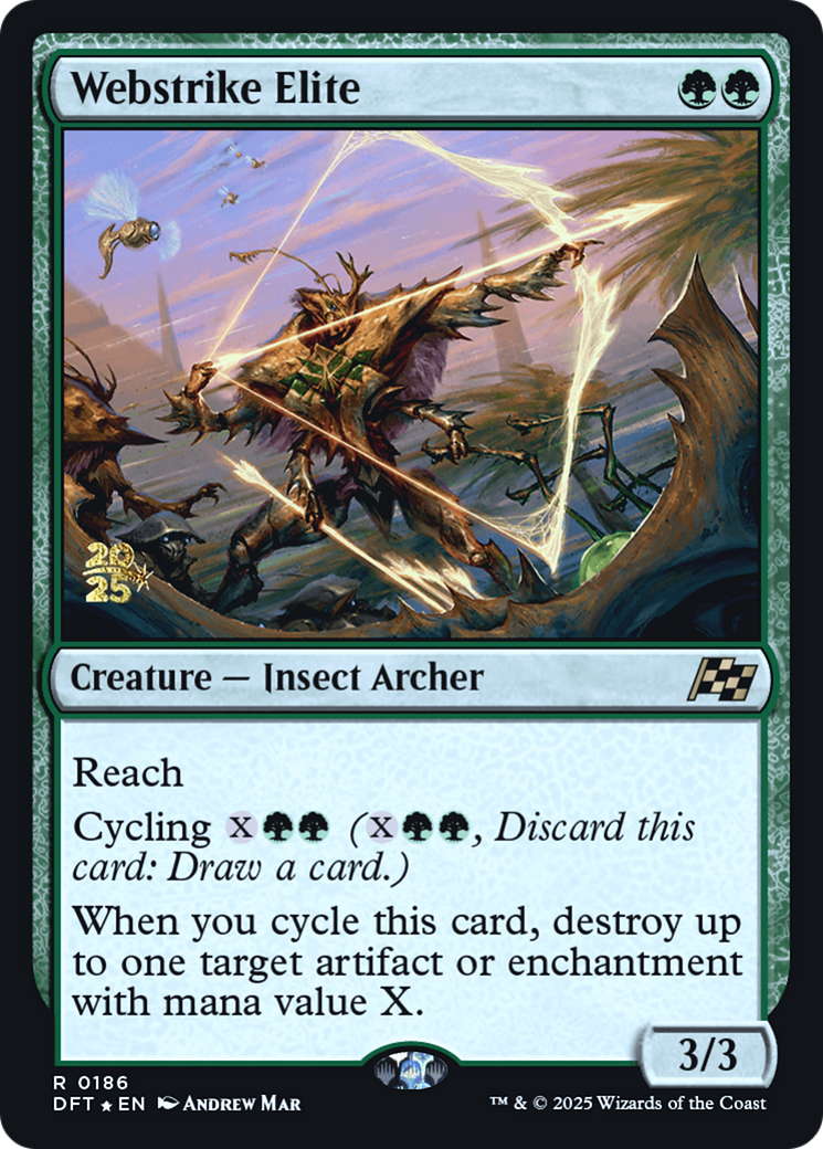Webstrike Elite (-186) [Prerelease Cards]  Foil