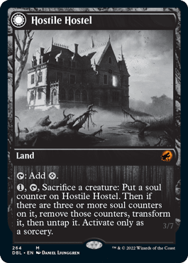 Hostile Hostel // Creeping Inn [Innistrad: Double Feature] Foil