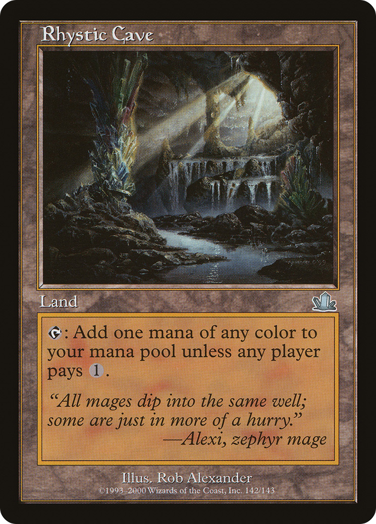 Rhystic Cave [Prophecy] Foil