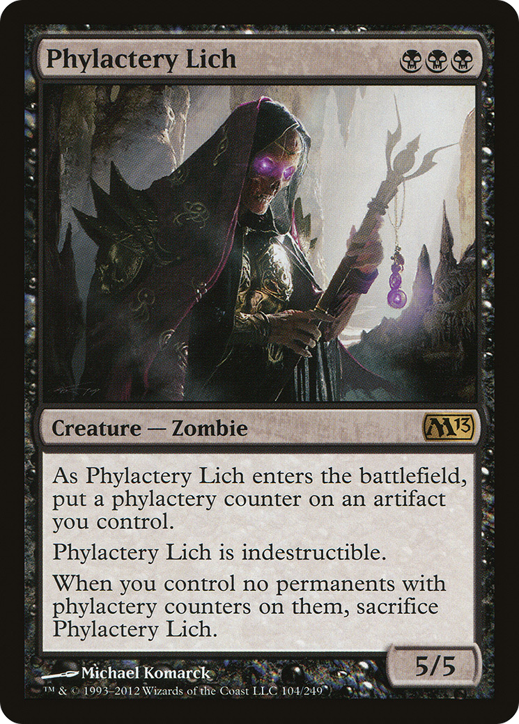 Phylactery Lich [Magic 2013] Foil