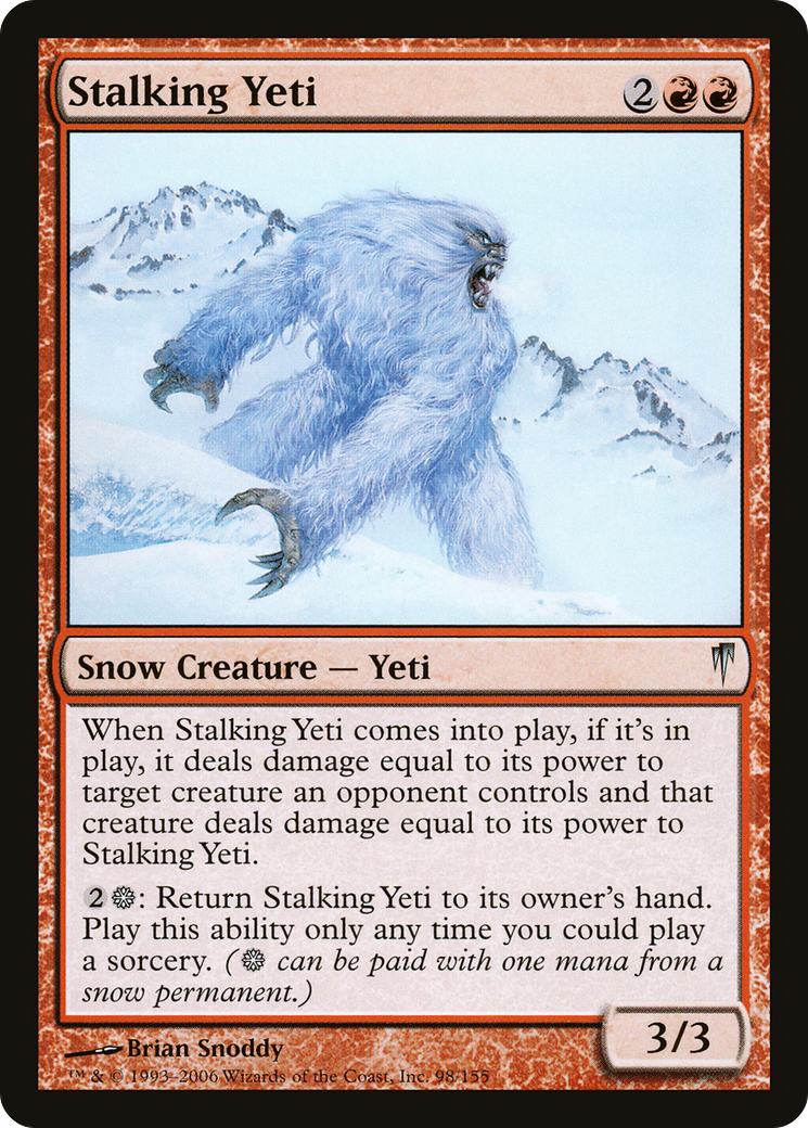Stalking Yeti [Coldsnap] Foil