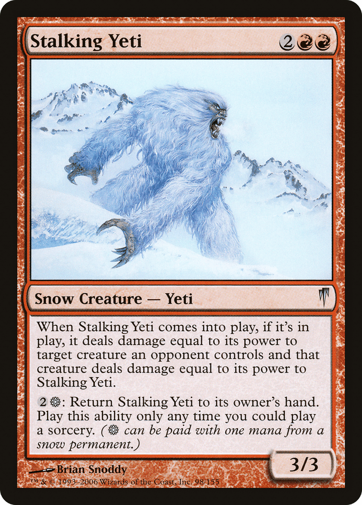 Stalking Yeti [Coldsnap] Foil